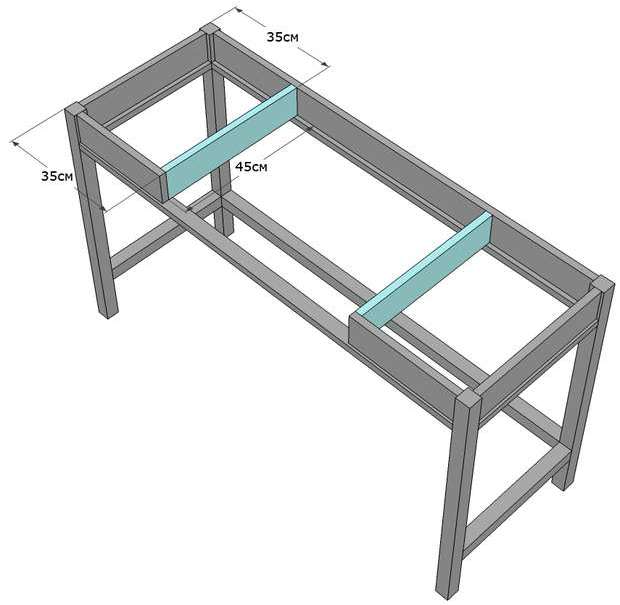складной стол своими руками чертеж