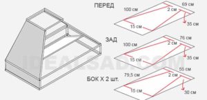 вытяжка для мангала своими руками